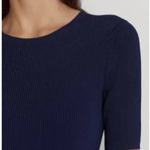 Banana Republic women blouse size S color Navy Blue - Picture 2 of 9